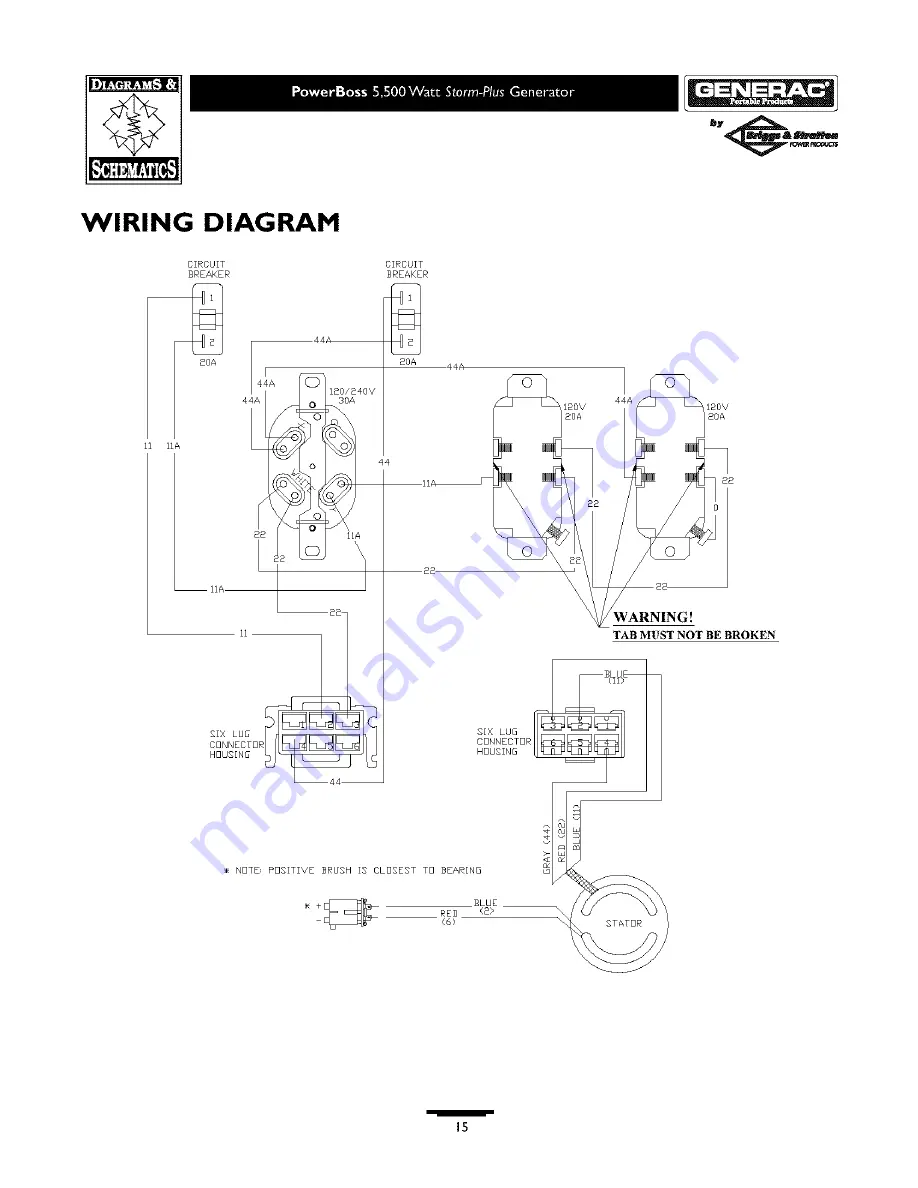 Generac Power Systems PowerBOSS Storm-Plus 1642-0 Owner'S Manual Download Page 15