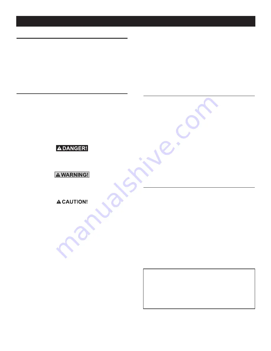 Generac Power Systems QT05030AVAN Owner'S Manual Download Page 3