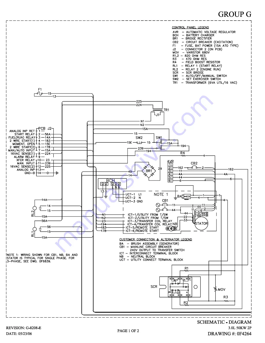 Generac Power Systems QT05030AVAN Owner'S Manual Download Page 52