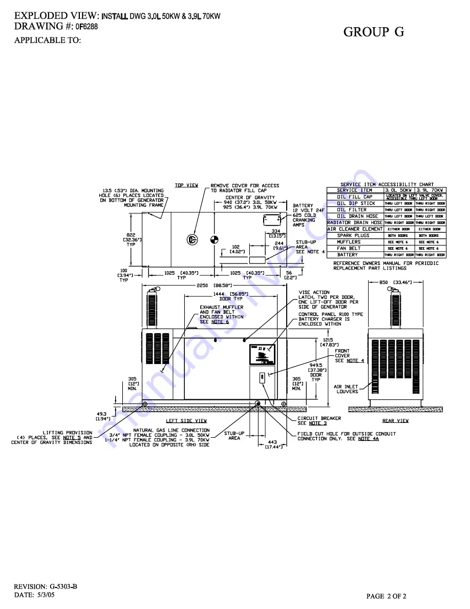 Generac Power Systems QT05030AVAN Скачать руководство пользователя страница 55