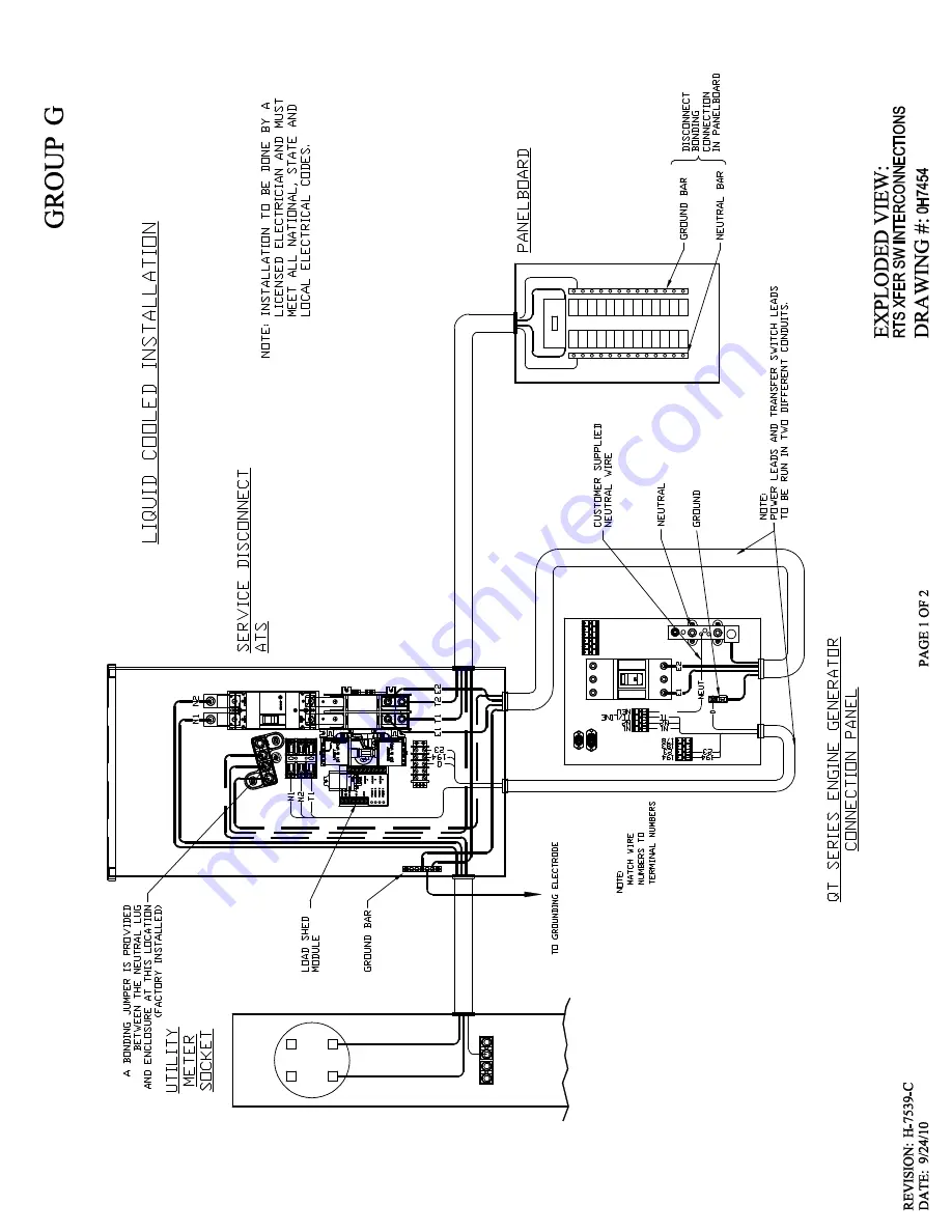 Generac Power Systems RTS automatic Скачать руководство пользователя страница 42