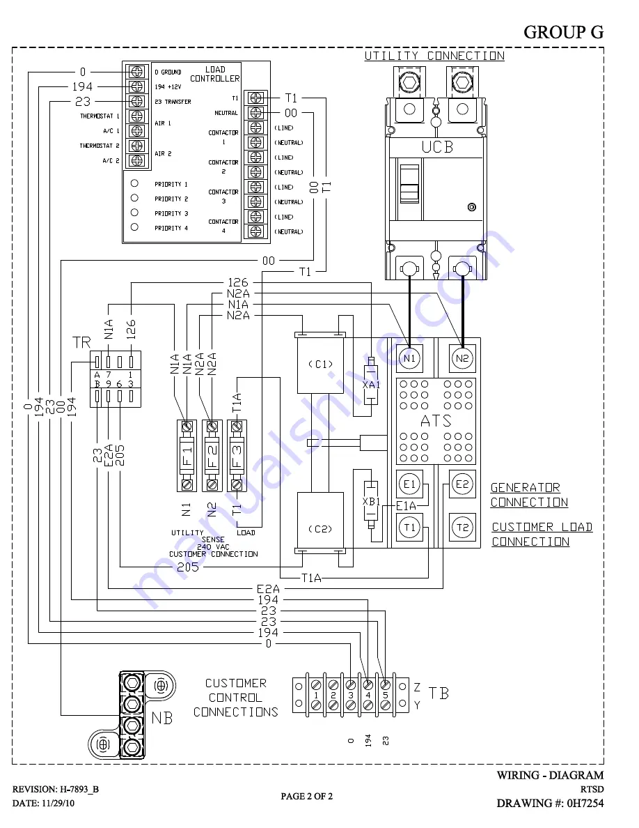 Generac Power Systems RTS automatic Скачать руководство пользователя страница 49