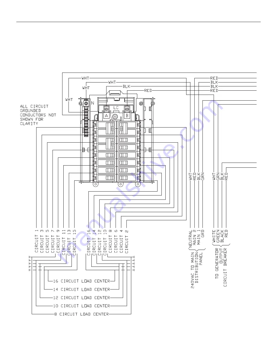 Generac Power Systems RTSF100A1 Скачать руководство пользователя страница 14