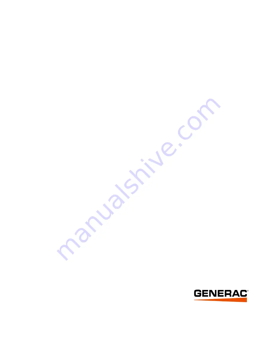 Generac Power Systems RXSW400A3CUL Owner'S Manual Download Page 32