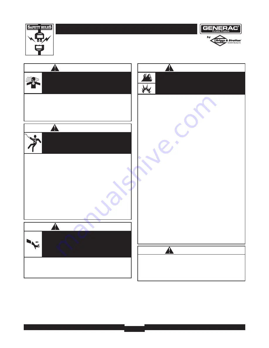 Generac Power Systems WHEELHOUSE 1646-3 Owner'S Manual Download Page 3