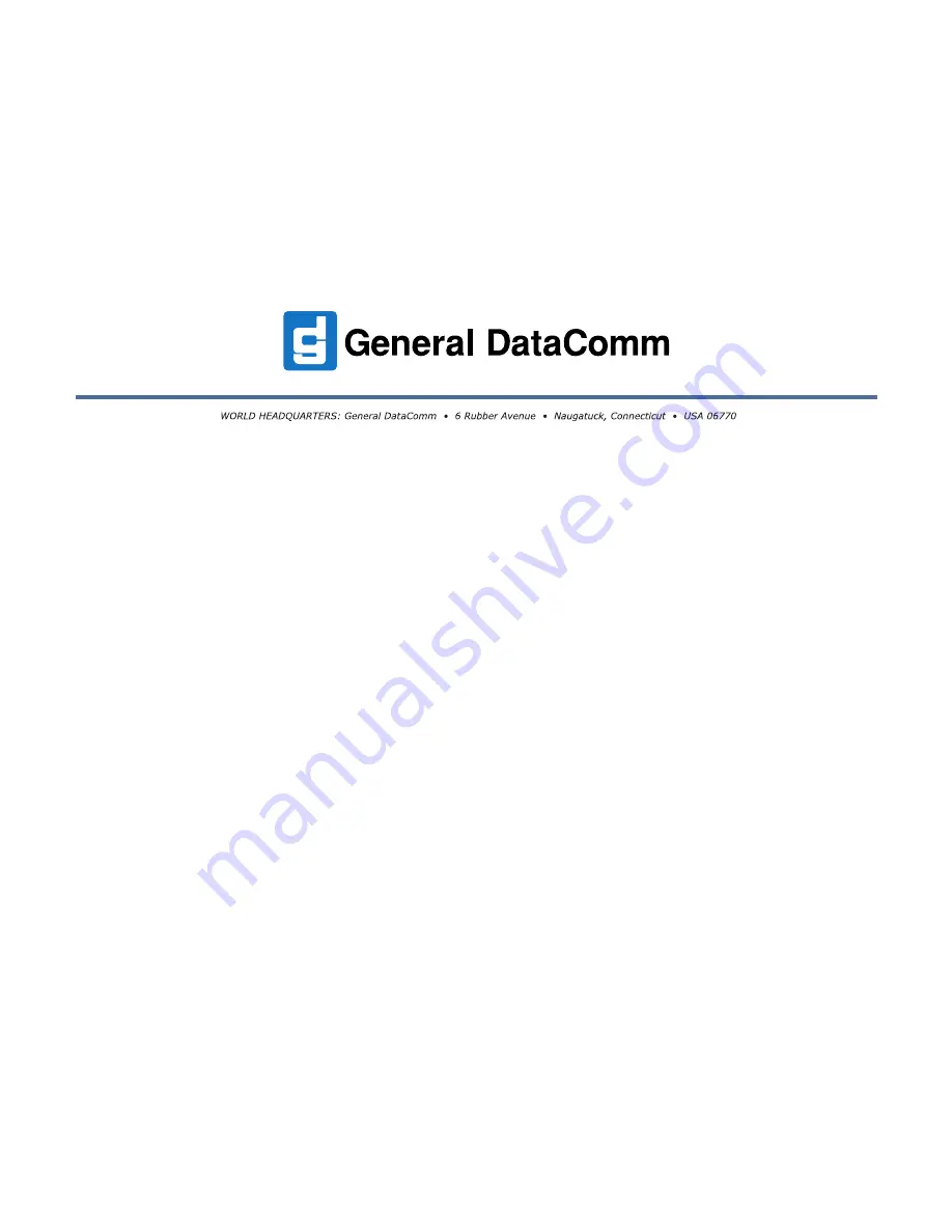 General DataComm SpectraComm ADT 16-Port Installation & Operation Manual Download Page 76