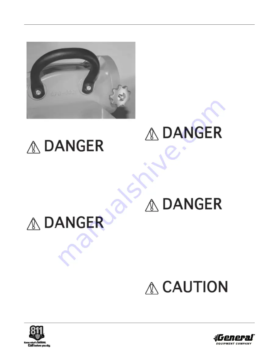 General Equipment EP8HL Operator'S Manual Download Page 13