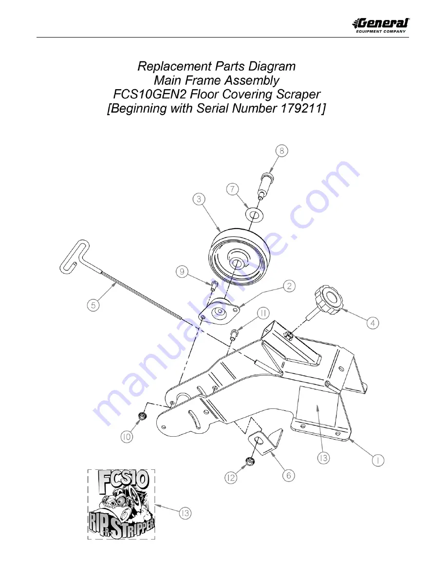 General Equipment RIP-R-STRIPPER FCS10GEN2 Operator'S Manual Download Page 22