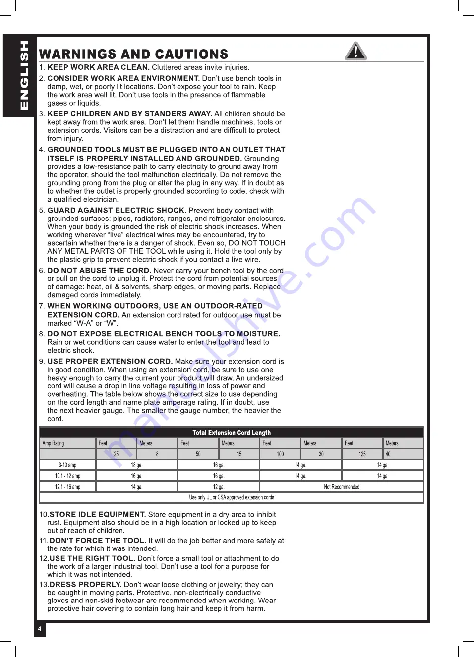 General International TS4004 Скачать руководство пользователя страница 4