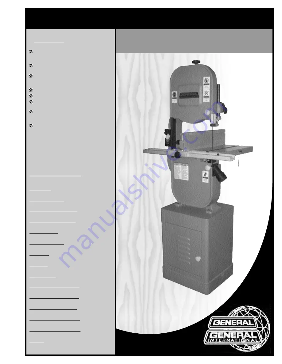 General 90-125 M1 Setup & Operation Manual Download Page 1