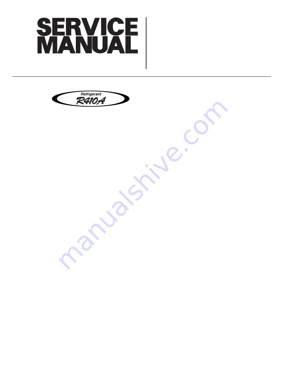 General ABG54FBAG Service Manual Download Page 1