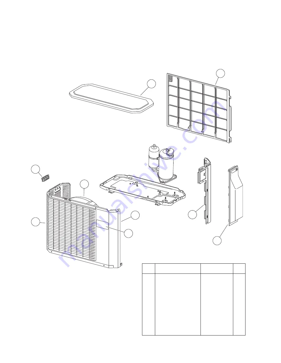 General AOHA24LACL Service Manual Download Page 22