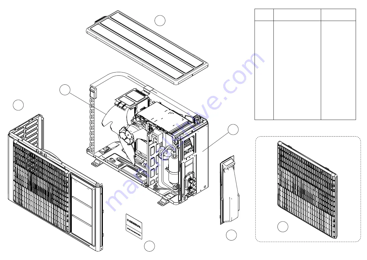 General AOHG07KGCA Service Manual Download Page 21