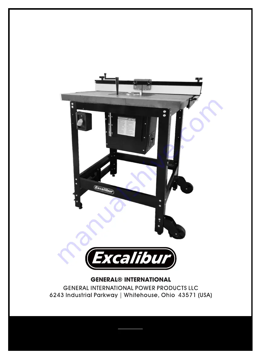 General Excalibur 40-200C Setup & Operation Manual Download Page 38