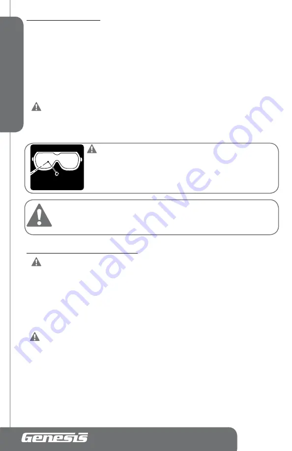 Genesis GLSN08B Operator'S Manual Download Page 2