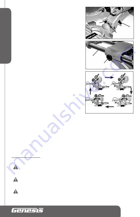 Genesis GMSDB1512L Operator'S Manual Download Page 16