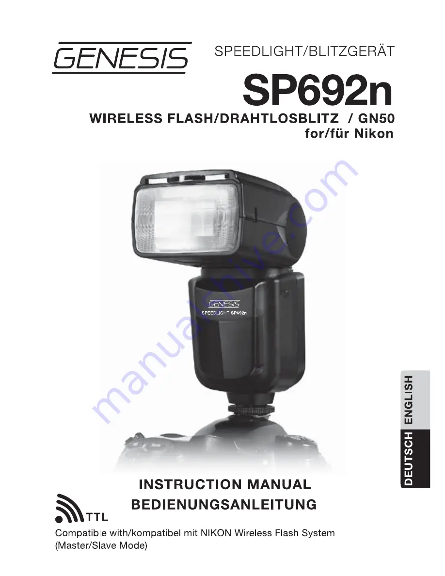 Genesis SP692b Instruction Manual Download Page 1