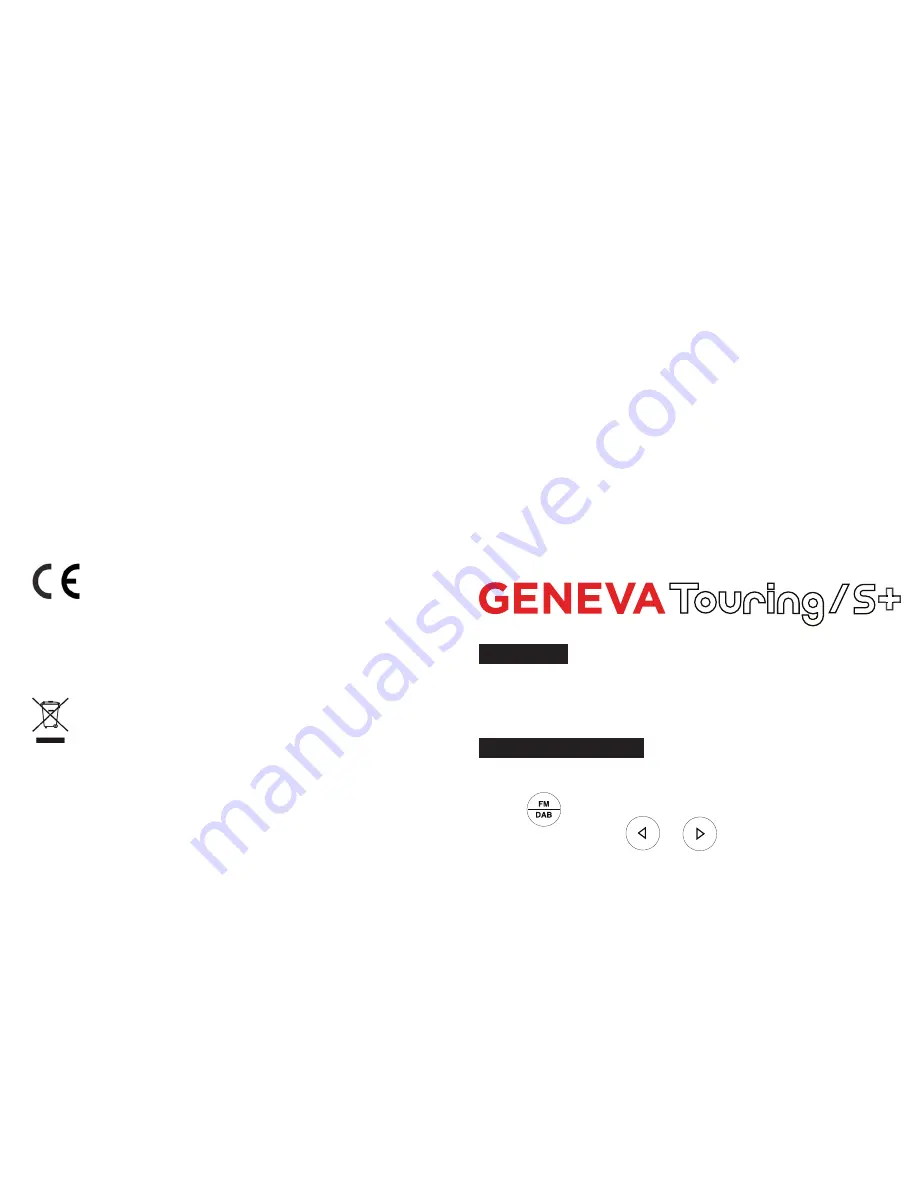 Geneva Lab Touring/S+ Manual Download Page 51