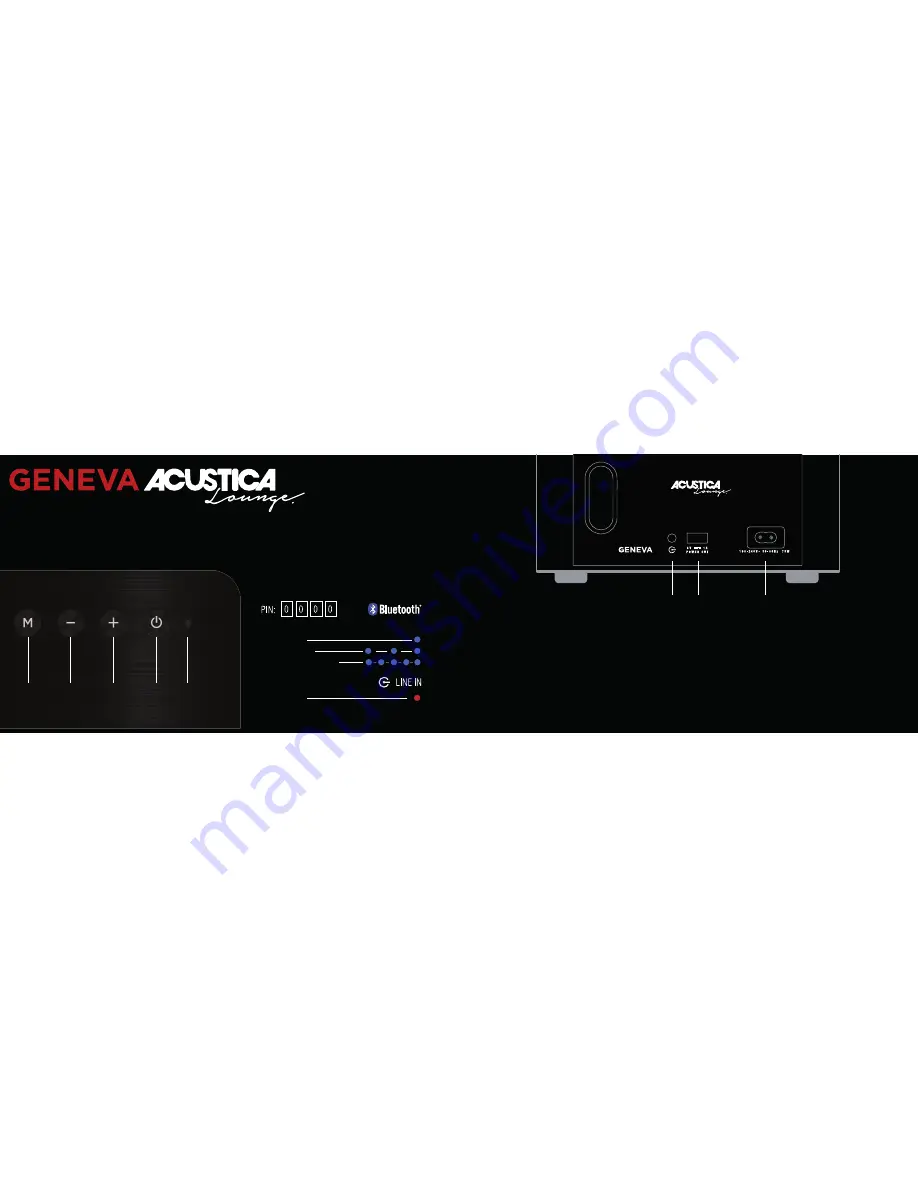 Geneva ACUSTICA LOUNGE Quick Start Manual Download Page 17