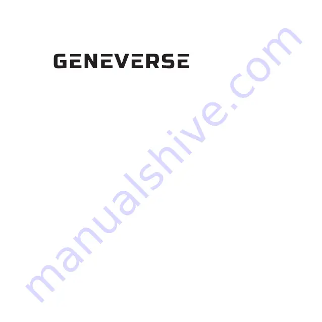 GENEVERSE SOLARPOWER ONE User Manual Download Page 1