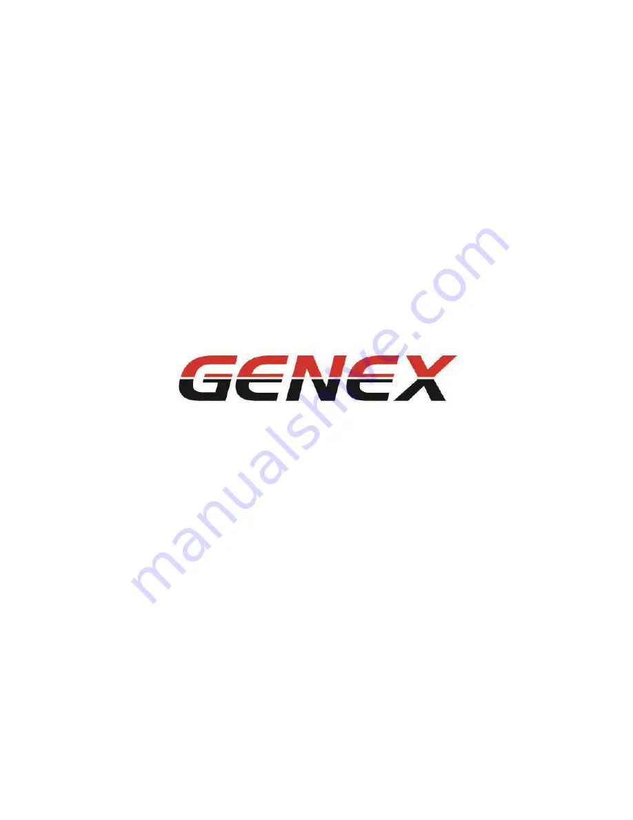 Genex SG3200DX Скачать руководство пользователя страница 37