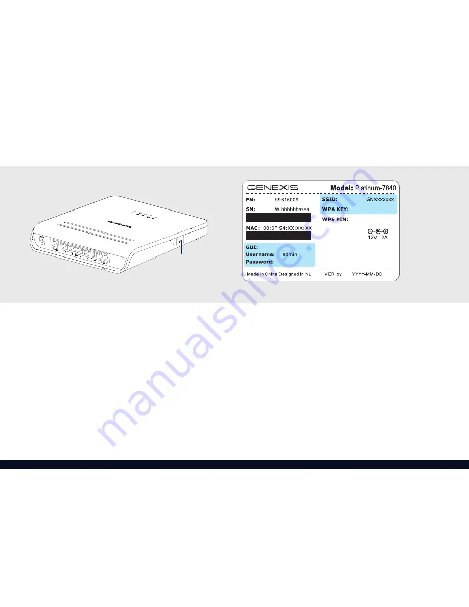 Genexis Platinum-6820 Installation Manual Download Page 15