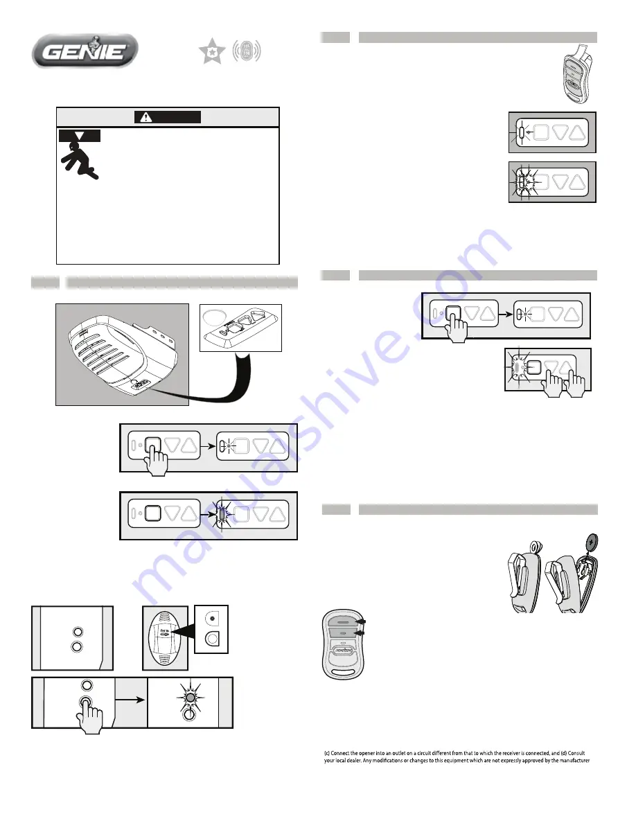 Genie G3T-BX Скачать руководство пользователя страница 1