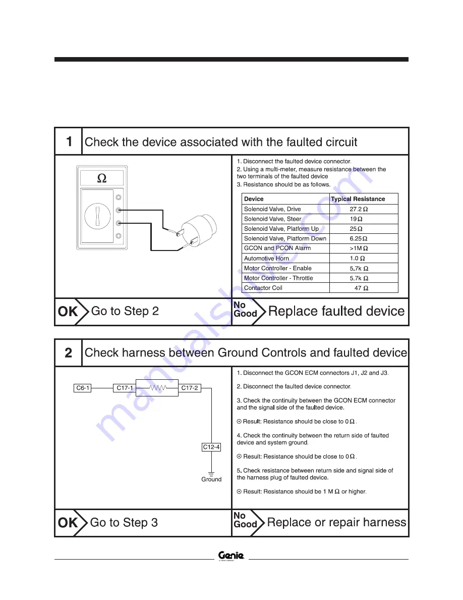 Genie GC-1530 Service Manual Download Page 192