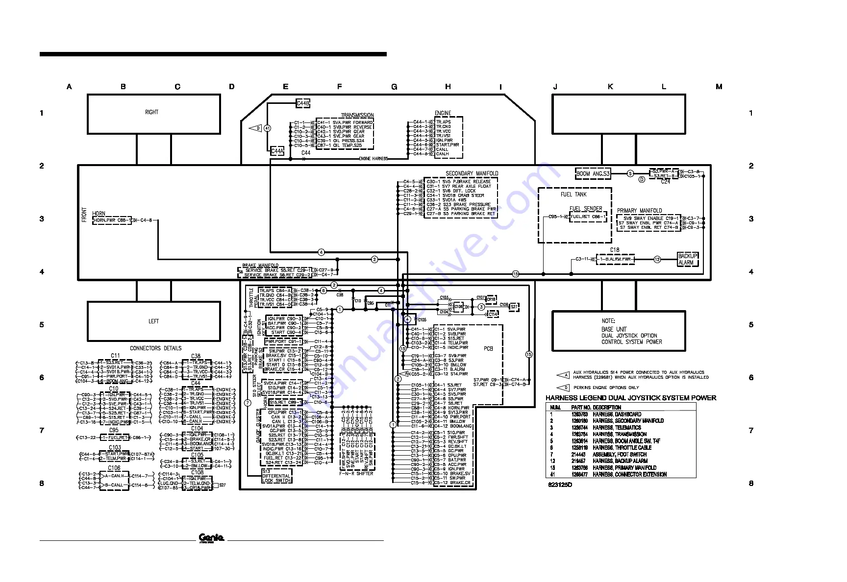 Genie GTH-844 Service And Repair Manual Download Page 136