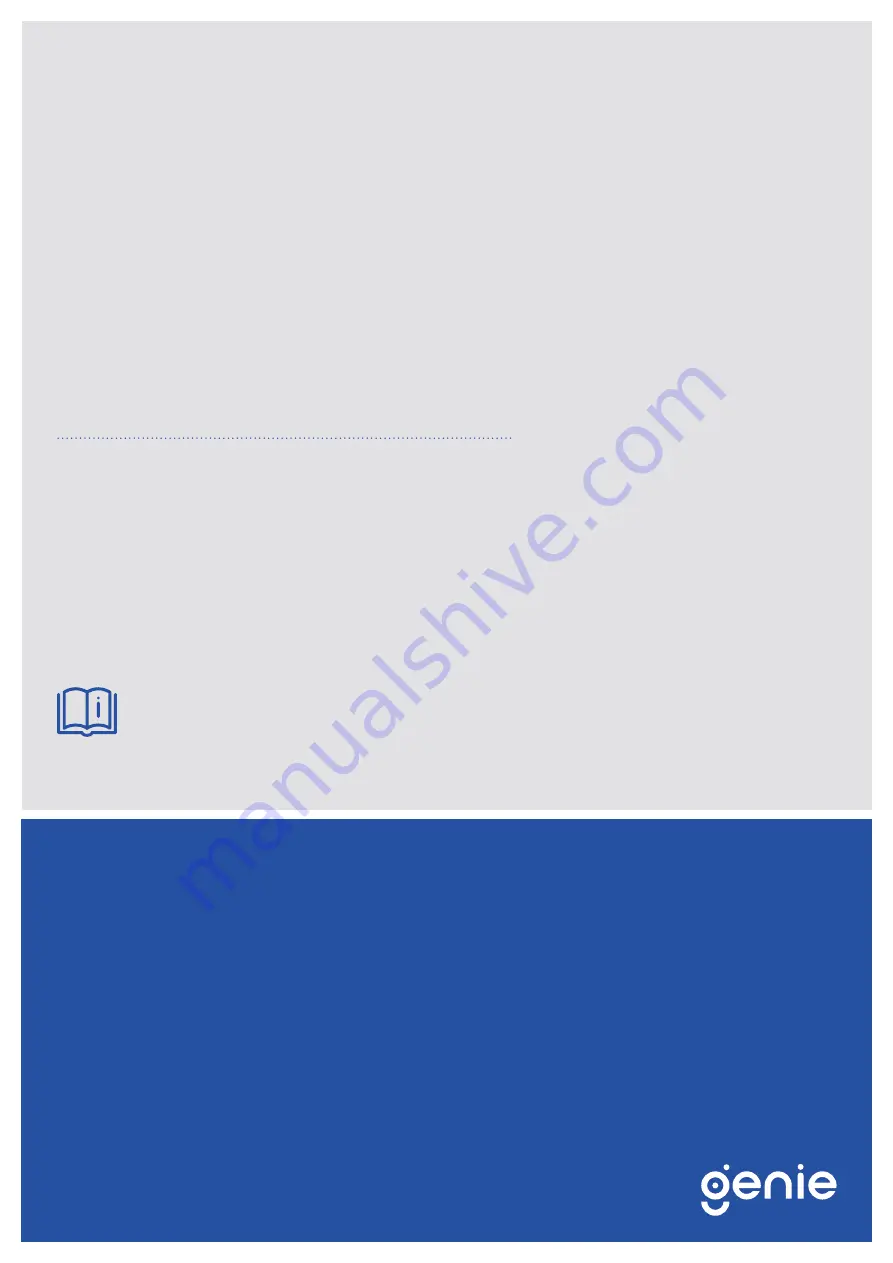 Genie HXMB22MPV2 User Manual Download Page 1