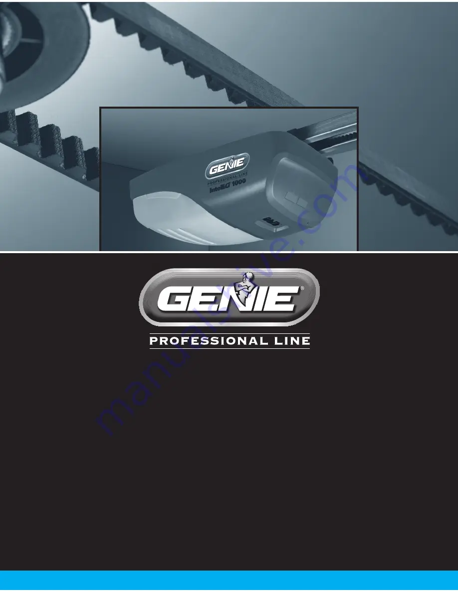 Genie INTELLIG 1000 3024 Operation And Maintenance Manual Download Page 1