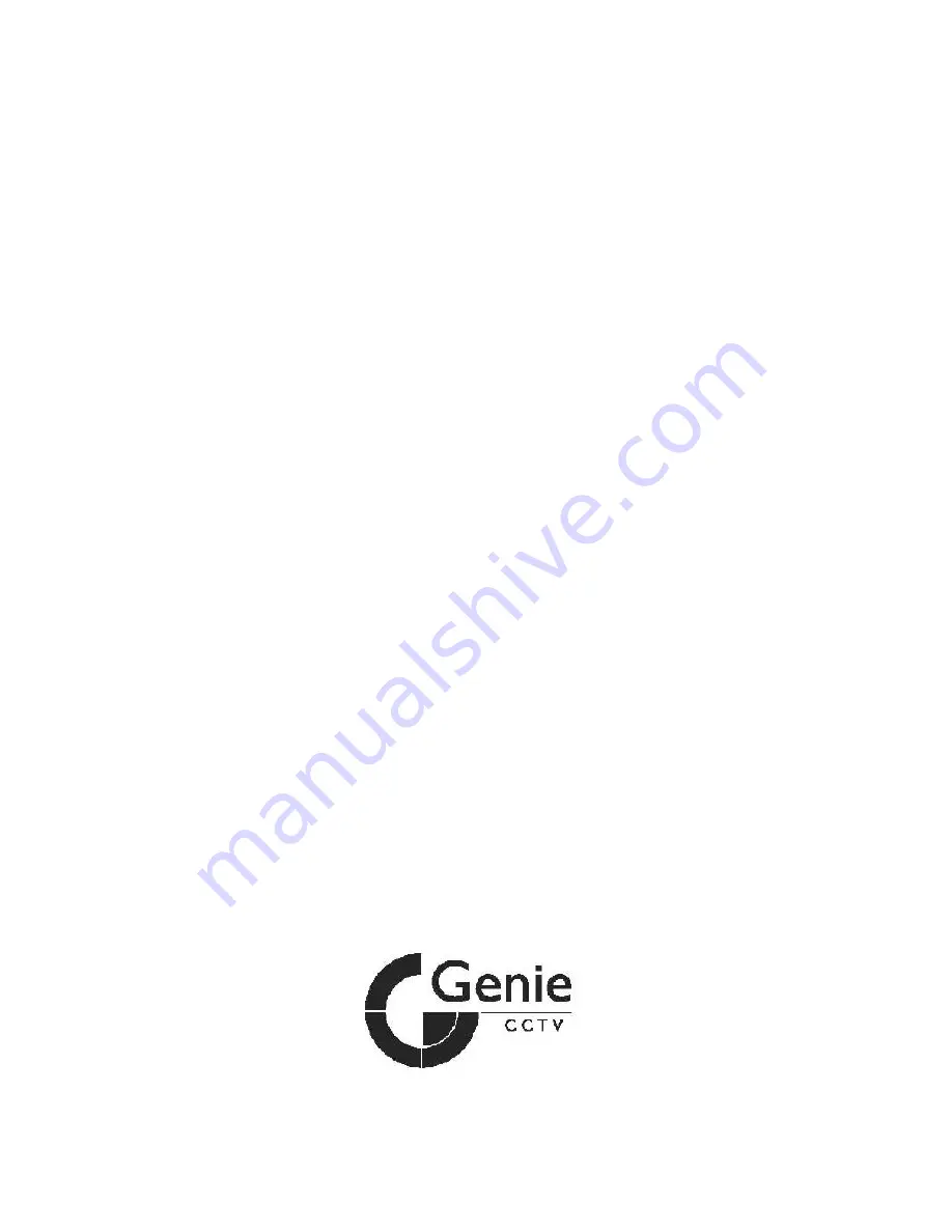 Genie TPIR-607 Series Instruction Manual Download Page 7