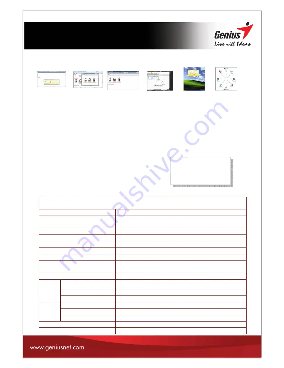 Genius G-Pen M712 Brochure & Specs Download Page 2