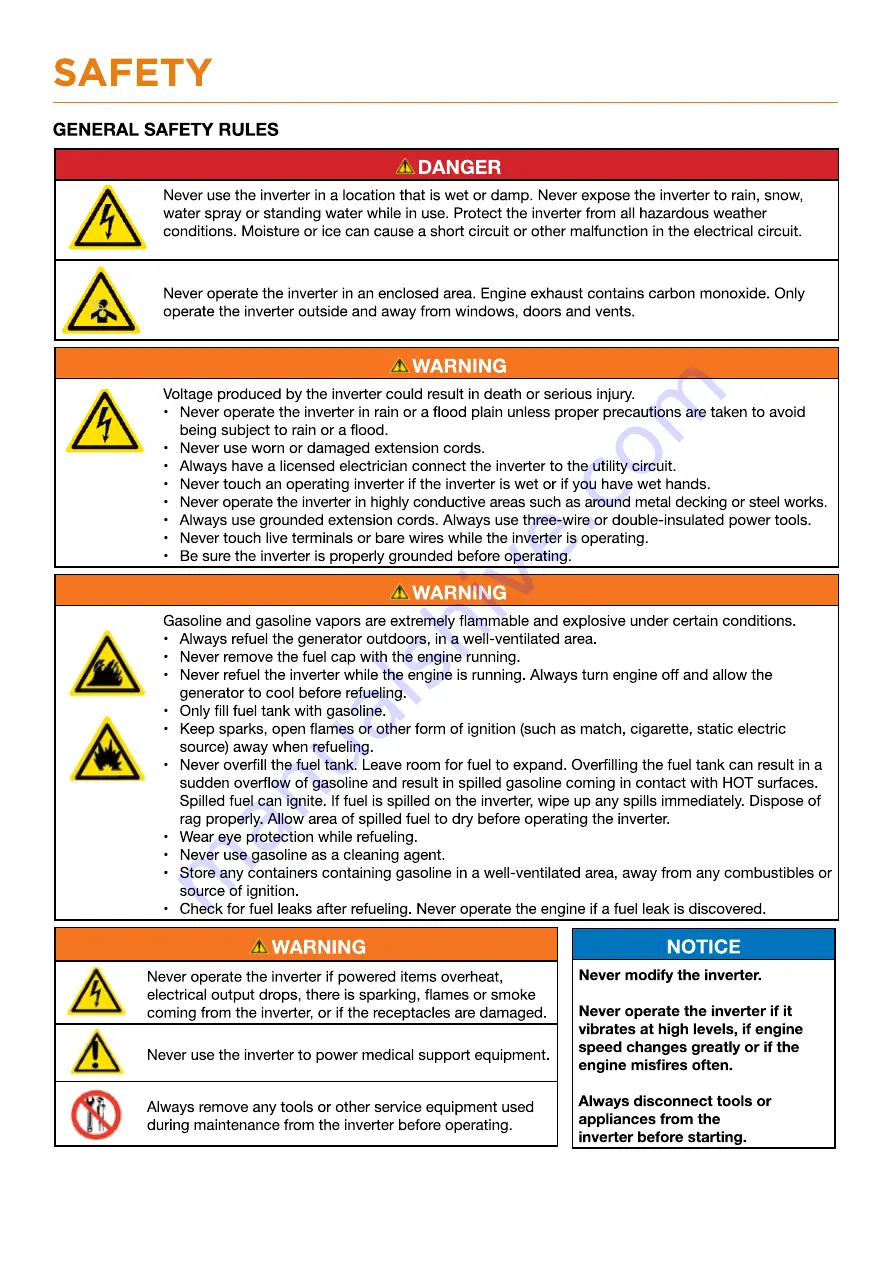 GENMAX GM2800iA User Manual Download Page 6