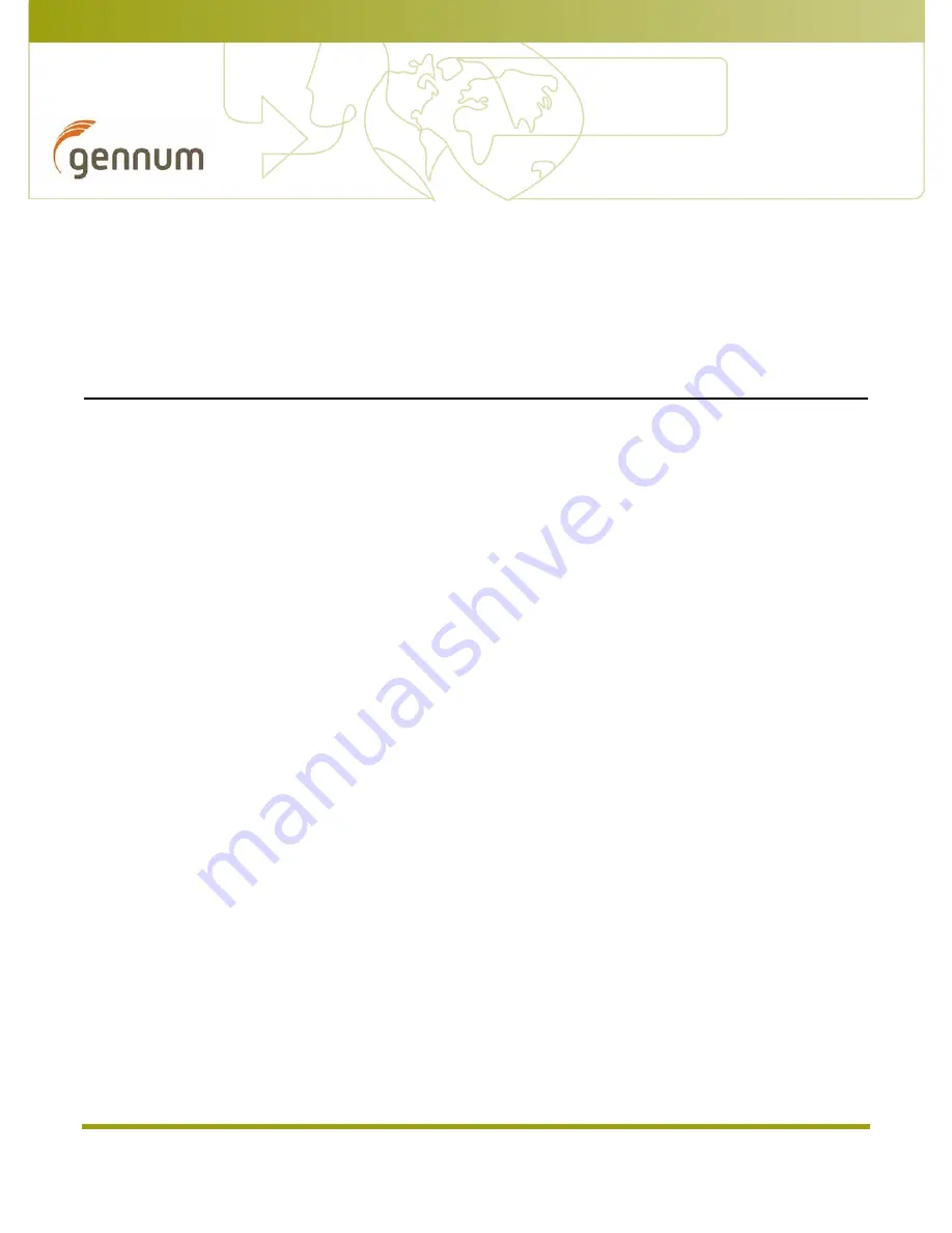 GENNUM EB-GS2993 User Manual Download Page 1