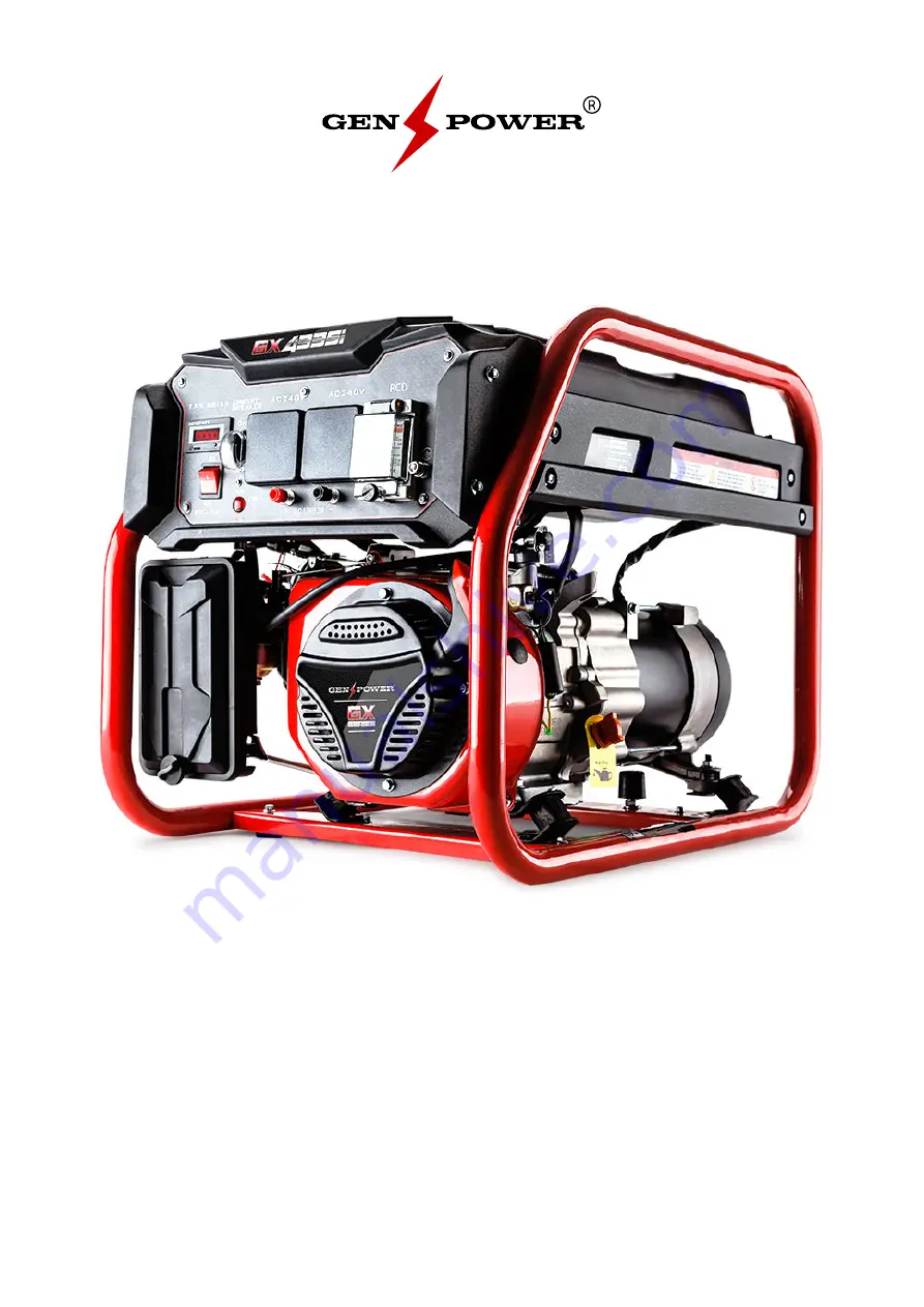 GENPOWER gx4335i User Manual Download Page 1