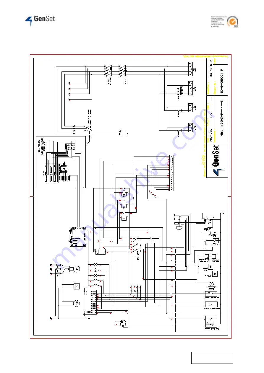 GenSet MG 50 S-P Скачать руководство пользователя страница 20