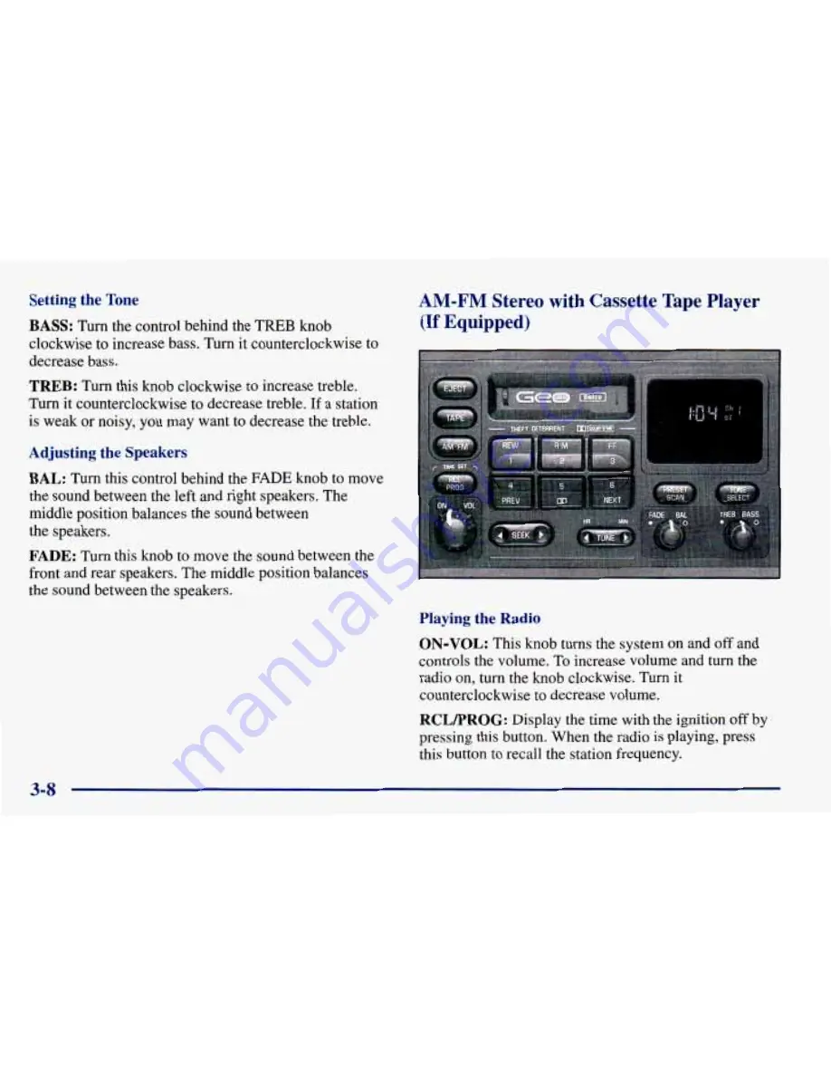 Geo Geo Prizm 1997 Owner'S Manual Download Page 132