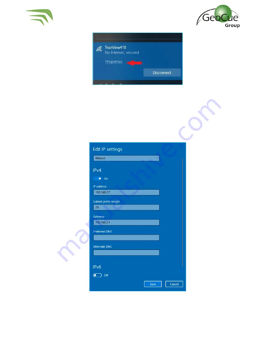 GeoCue TrueView 435 Hardware User'S Manual Download Page 38