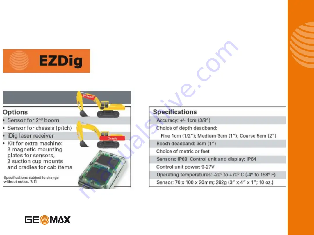 GeoMax EZDig Скачать руководство пользователя страница 32