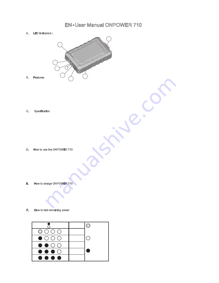 GEONAUTE ONpower 710 User Manual Download Page 1