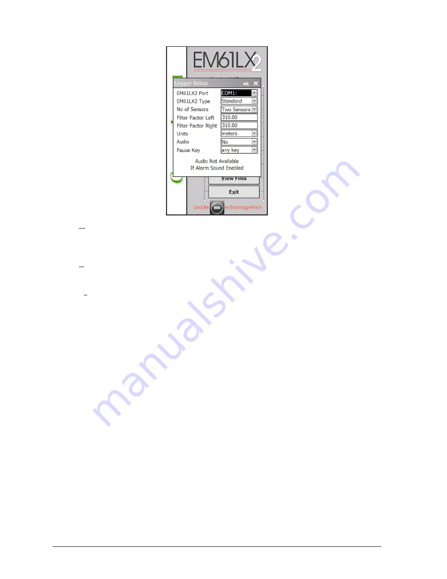 Geonics Limited EM61LX2 Operating Instructions Manual Download Page 10