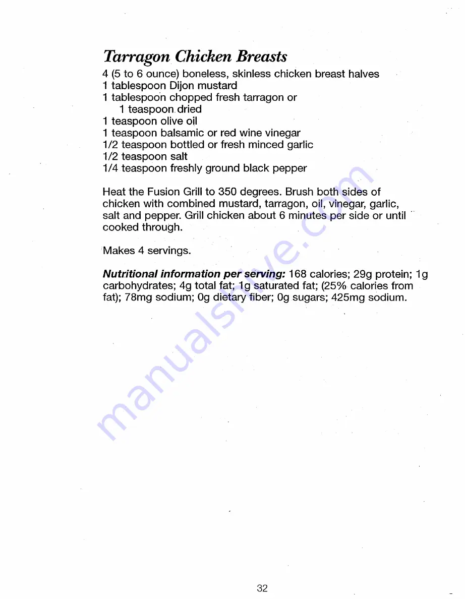 George Foreman Fusion GR70 Owner'S Manual Download Page 33