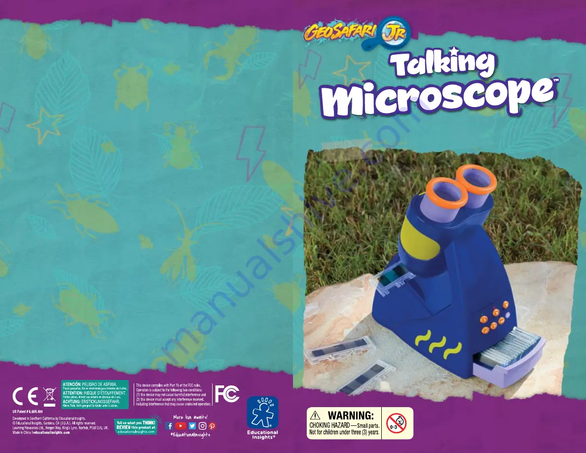 GeoSafari Jr. Talking Microscope Скачать руководство пользователя страница 1