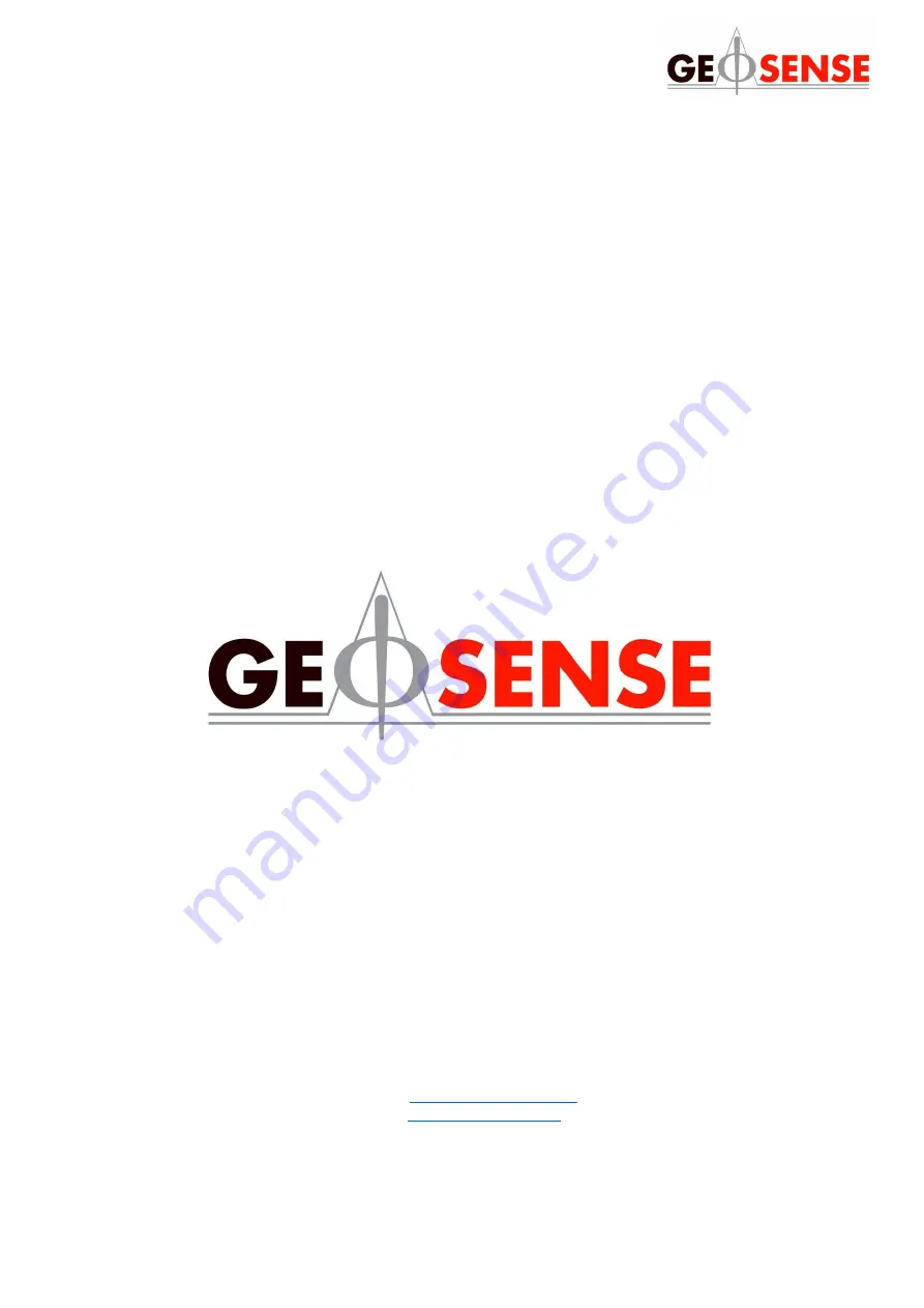 Geosense MEMS DPI I Instruction Manual Download Page 70