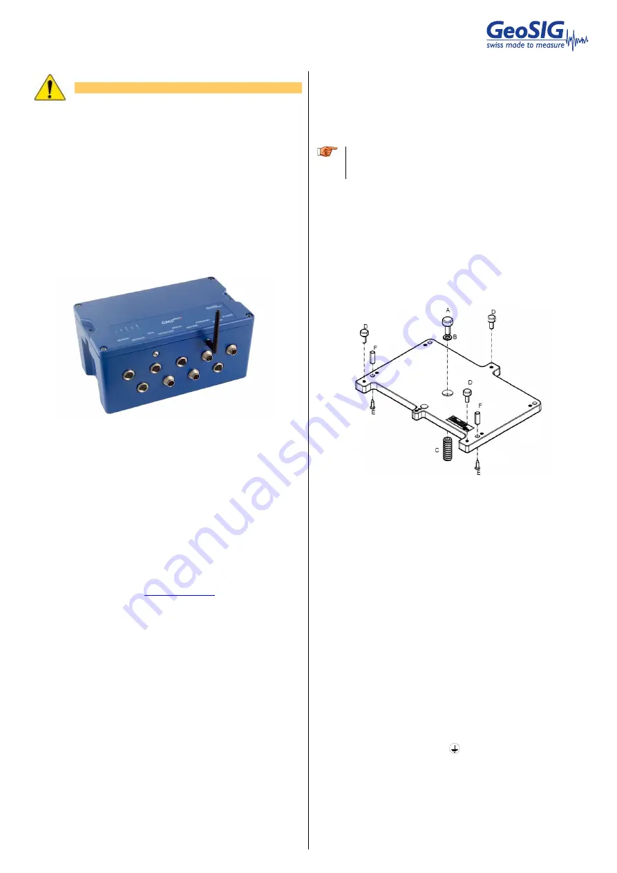 GeoSIG GMS plus Quick User Manual Download Page 1