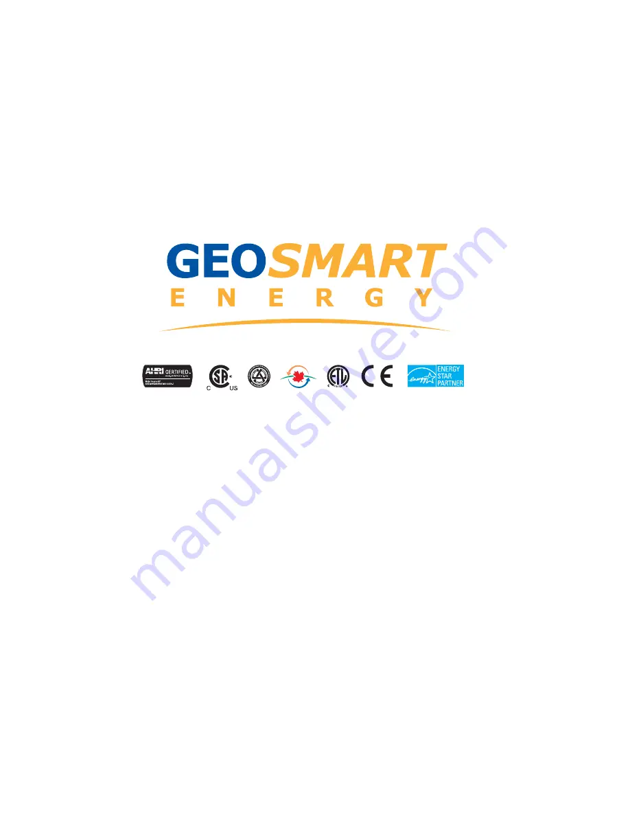 GeoSmart ECO-Y Installation Manual Download Page 40