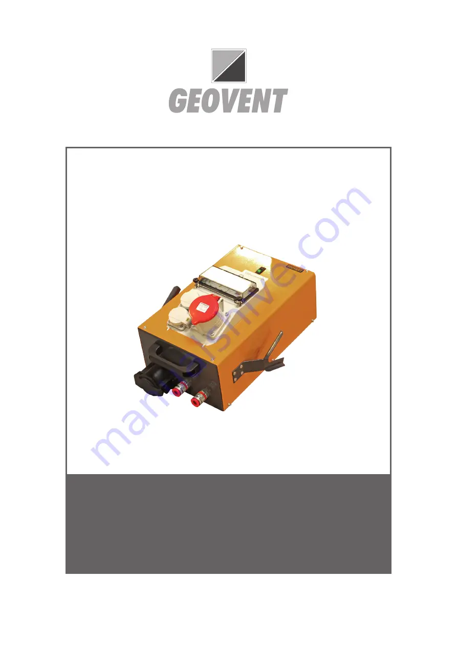 Geovent ENERGY ARM Instruction Manual Download Page 1