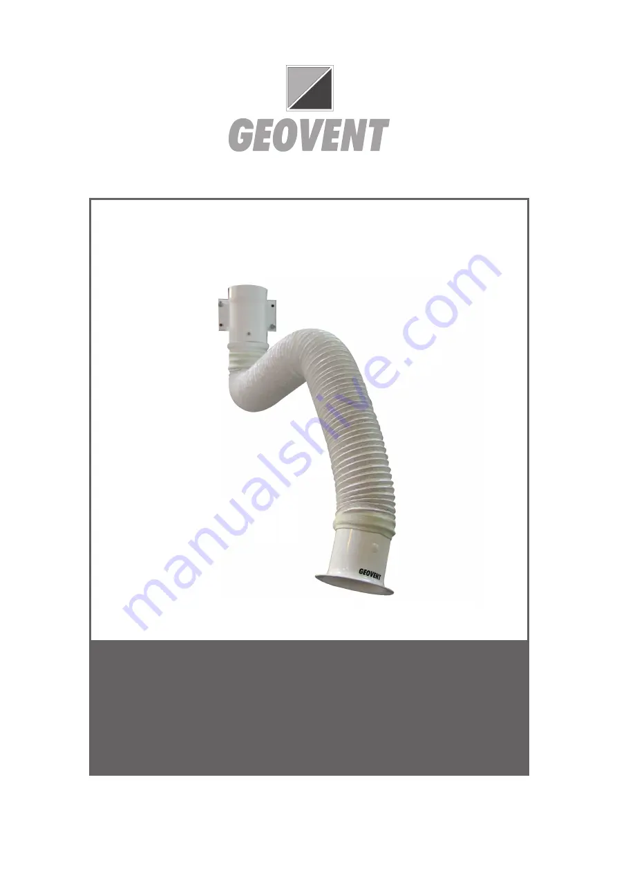 Geovent FLEXI ARM Скачать руководство пользователя страница 1