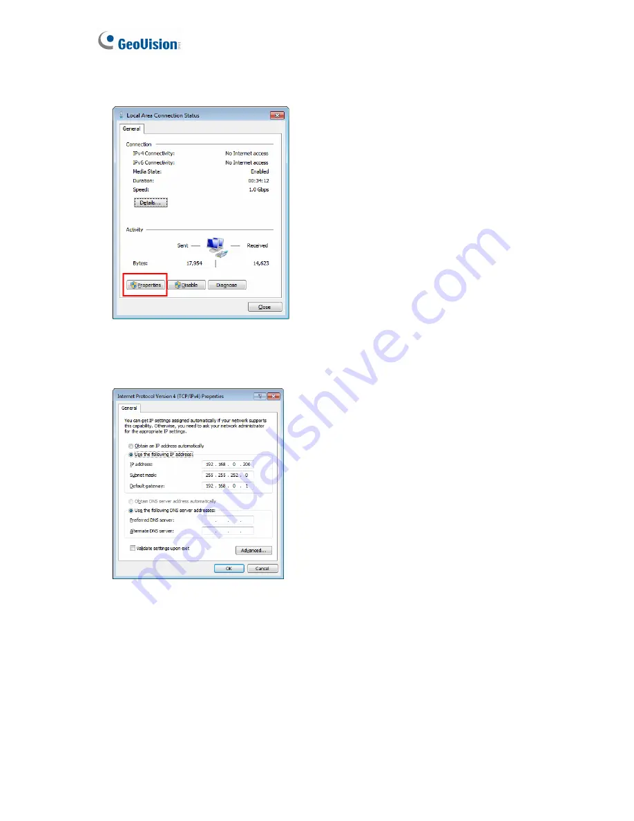 GeoVision GV-1120H V5 User Manual Download Page 56